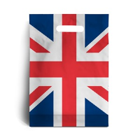 Union Jack Print Degradable Plastic Carrier Bags