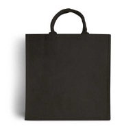 Black Jute Bags with Luxury Padded Handles