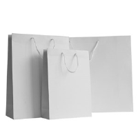 White Matt Boutique Paper Bags