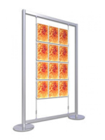 4x3 A4 Portrait Freestanding Poster Display