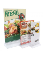 Clear Menu Holders A5