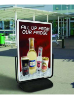 Cyclone 60insx40ins Posters holding  Forecourt Sign