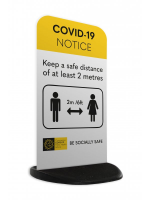 Covid -19 EcoFlex2 Social distance printed sign