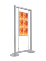 2x3 A4 Portrait Freestanding Poster Display