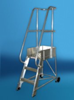 Aluminium Fixed Platform Steps For Commercial Industries