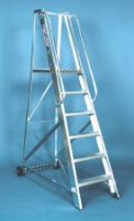Aluminium Mobile Warehouse Steps For Commercial Industries