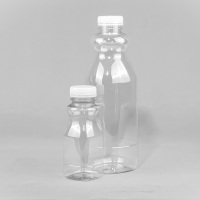 250ml Square FRESH Plastic PET Bottles For Smoothies