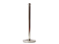 Nuvo Polished Silver Post For The Hospitality Industry