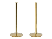 Fast Delivery Of Brass Q-Way Economy Posts (Pair) For Social Clubs