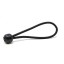 175mm Black Bungee Ball Tie Pack of 100