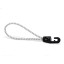 175mm White With Fleck Mini Bungee Hook Tie Pack of 100