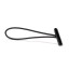 200mm Black Bungee 'T' Tie Pack of 100