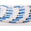 6.0mm White/Blue Braidline Double Braided Cord Polyester Rope