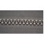 6mm Moulded Zip Black Continuous chain 200m Reel