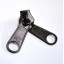 8mm Black Moulded Zip Slider, Twin Tab, Non-lock per 100