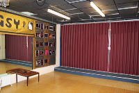 Fabric Concertina Partition Doors for Schools