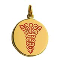 Suppliers of High Quality 18ct Yellow Gold Medical Alarm Jewellery for Jewellers