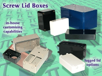 Suppliers of Economy Die-cast Screw Lidded Boxes UK