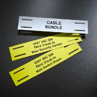 Bespoke Printed Tie On Labels Data Cabling Industry