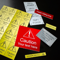 Low Volume Ordering Of Electrical And Warning Labels Data Cabling Industry