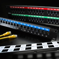 High Volume Ordering Of Patch Panel Labels Data Cabling Industry