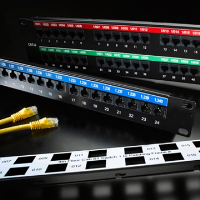 Fast Turn round Of Patch Panel Labels Data Cabling Industry