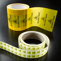 Production Of Warning Stickers Data Cabling Industry