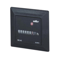 Hours Run Counter, Elapsed Time Counter, 12 - 48Vdc, 72x72