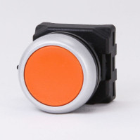 Flush Push Button Head 22mm ORANGE