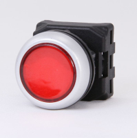 Illuminated Flush Push Button Head 22mm RED