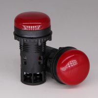 PRO 22mm LED Indicator RED 12Vac/dc