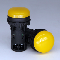 PRO 22mm LED Indicator YELLOW 110Vac