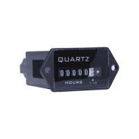 Hours Run Counter, Elapsed Time Counter, 12 - 24Vdc