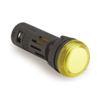 16mm LED Indicator YELLOW 240Vac