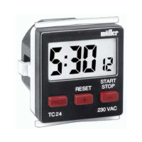 Run Back Timer, 110Vac, SPCO, 0-100hrs