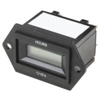 Digital Hours Run Counter, Elapsed Time Counter, 12 - 48Vac/dc