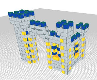 Castle - Small L-Shaped - 9 x 6 x 8 Ft