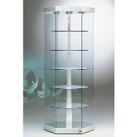 Kensington 201GB Hexagonal Glass Showcase