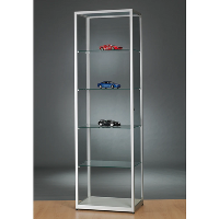 Aspire WMS 600 Glass Display Cabinet silver