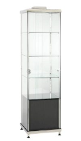 A-Range-Small Upright Cabinet With Black Stock Cupboard