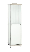 A-Range-Small Upright Cabinet with White Plinth