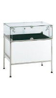 A-Range-Standard Table Cabinet with White Cupboard