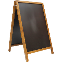 Woodworkz Premium Full Frame Chalkboard A Frame