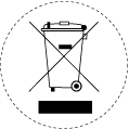 High Quality WEEE Logo Labels For Electrical Equipment 