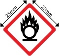 Trusted Suppliers Of Oxidizer GHS Hazard Warning Labels