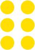 Trusted Suppliers Of Coloured Dots - Yellow 