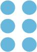 Trusted Suppliers Of Coloured Dots - Light Blue 