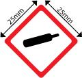 Trusted Suppliers Of Compressed Gas GHS Hazard Warning Labels