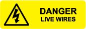 Trusted Suppliers Of Danger - Live Wires Labels