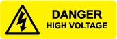 Trusted Suppliers Of Danger - High Voltage Labels